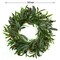 20 inches Artificial Green Olive Wreath Greenery Wreath with Olive Leaves,Olive Bean for Front Door Indoor Outdoor Farmhouse Home Wall Window Festival Wedding Decor, White Gift Box Included